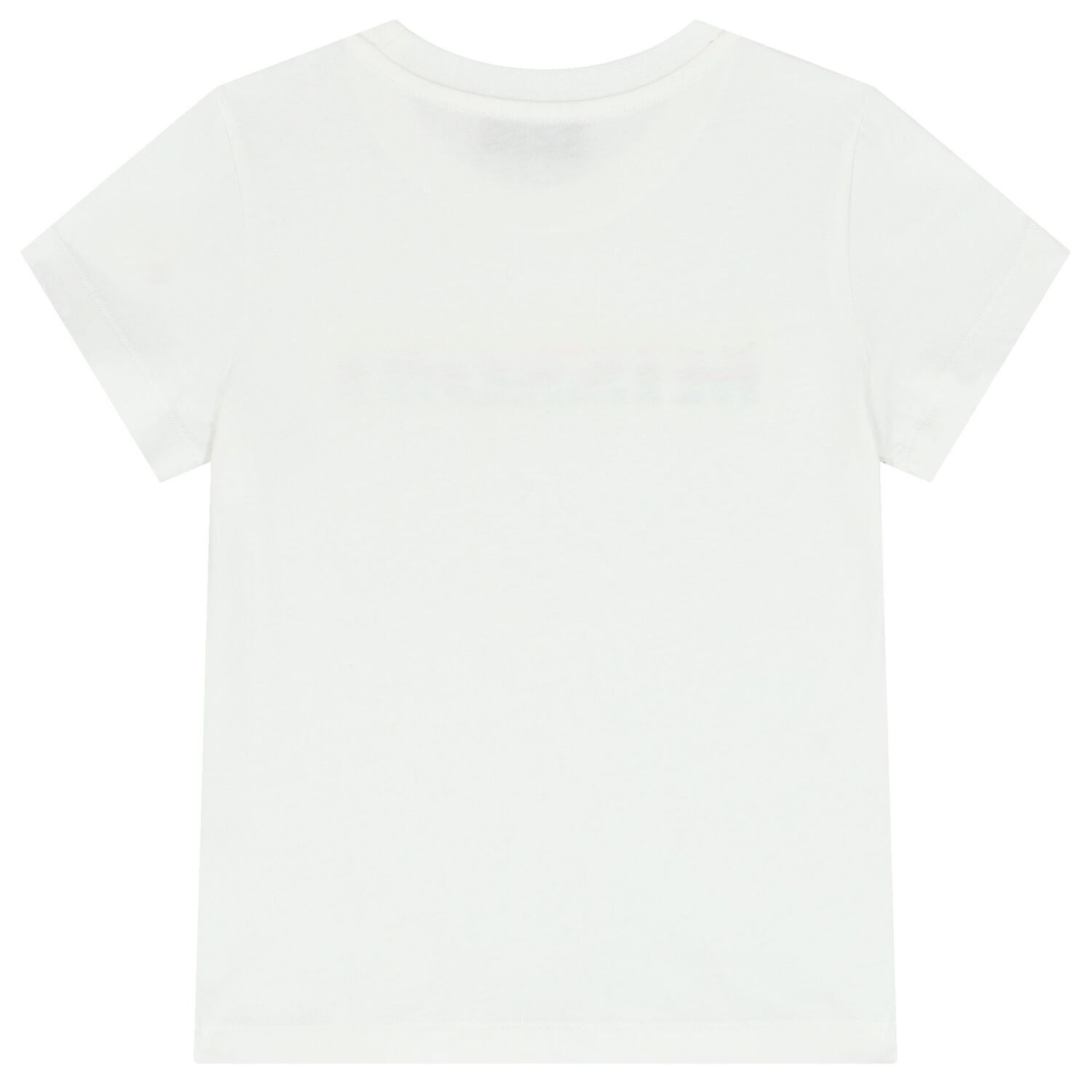 Girls White Logo T-Shirt, 1, hi-res