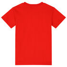 Boys Red Logo T-Shirt, 3, hi-res