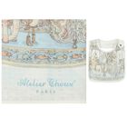 طقم هدايا أولاد قماط ومريلة باللون العاجى والأزرق للأطفال, 1, hi-res