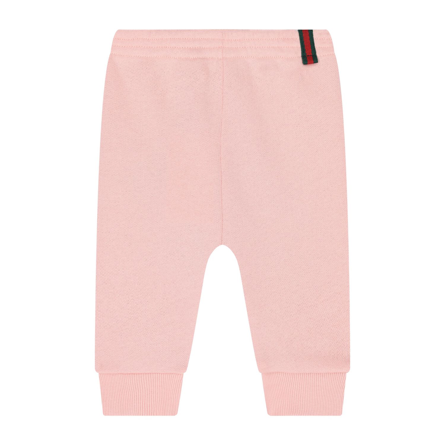 Baby Girls Pink Web Striped Joggers, 2, hi-res