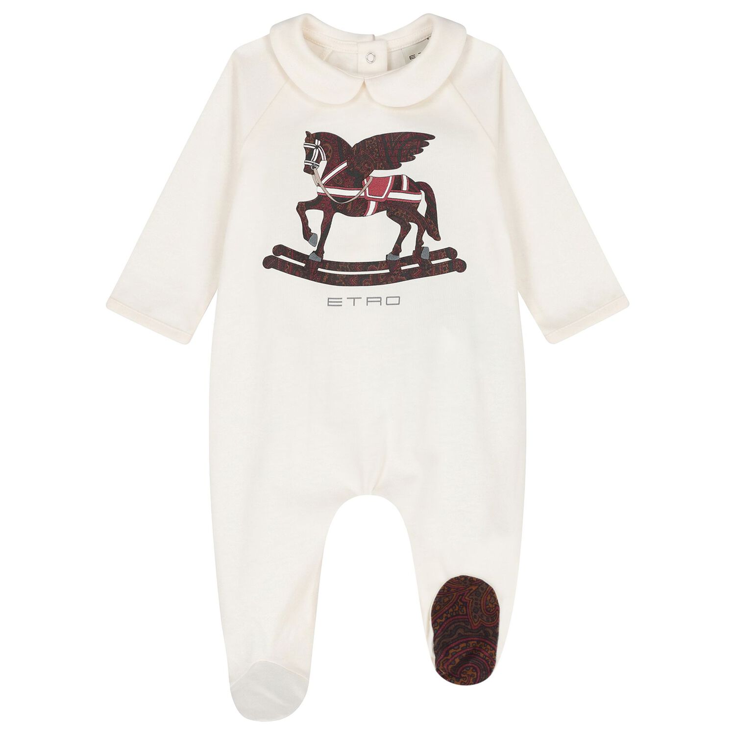 Ivory Paisley Babygrow Gift Set, 1, hi-res