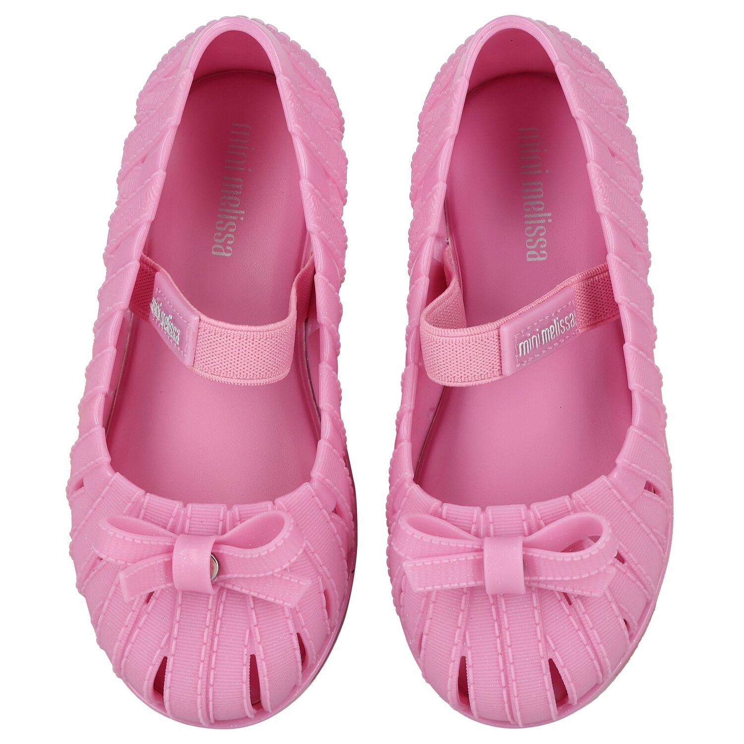 Younger Girls Pink Bow Shoes, 2, hi-res image number null