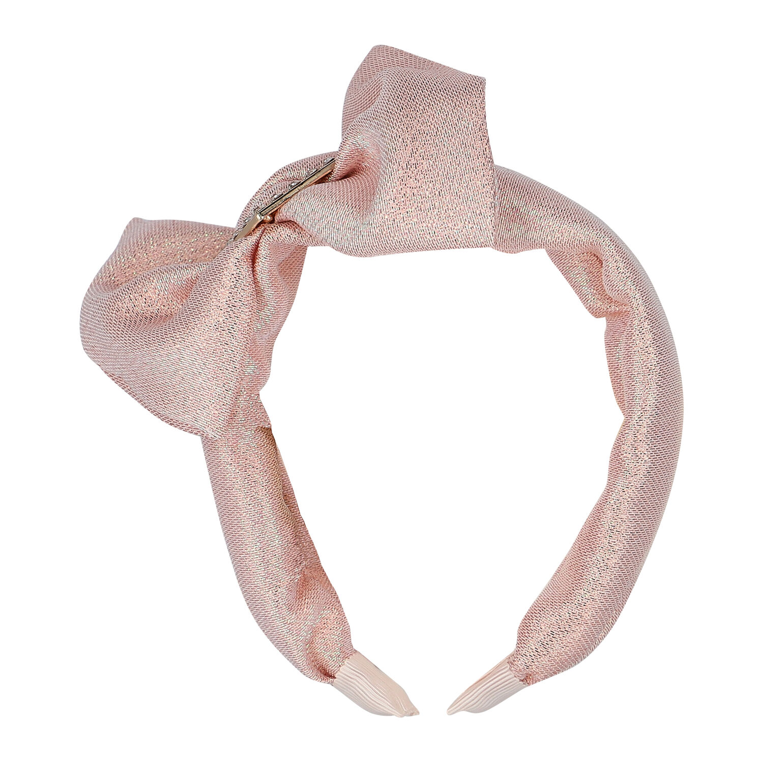 Girls Blush Pink Glitter Headband, 4, hi-res