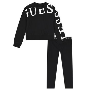 طقم بنات ليغنز بالشعار باللون الاسود