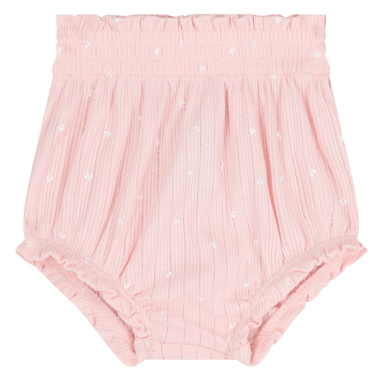 Baby Girls Pink Floral Shorts Set, 1, hi-res