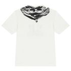 Boys White Logo T-Shirt, 1, hi-res