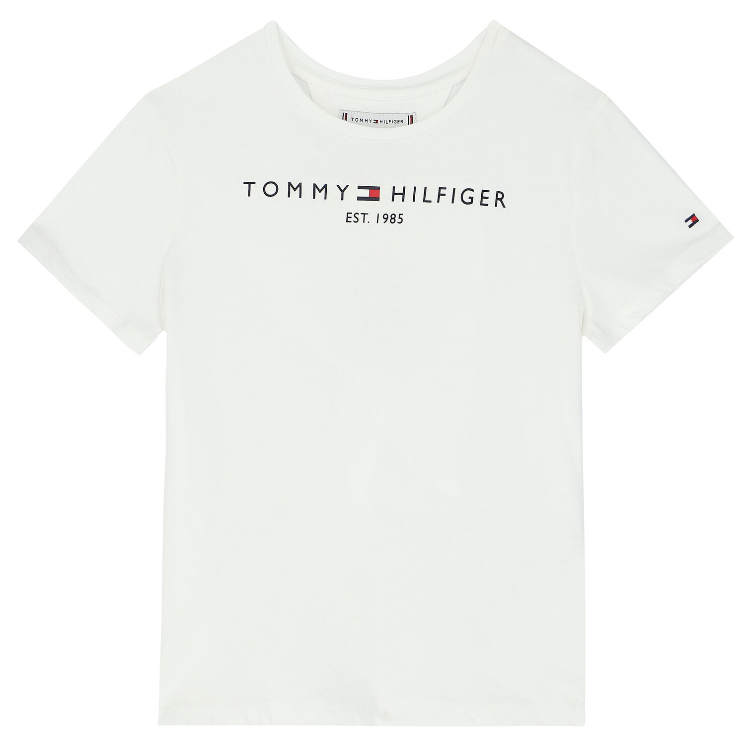 Girls White Logo Short Set, 3, hi-res image number null