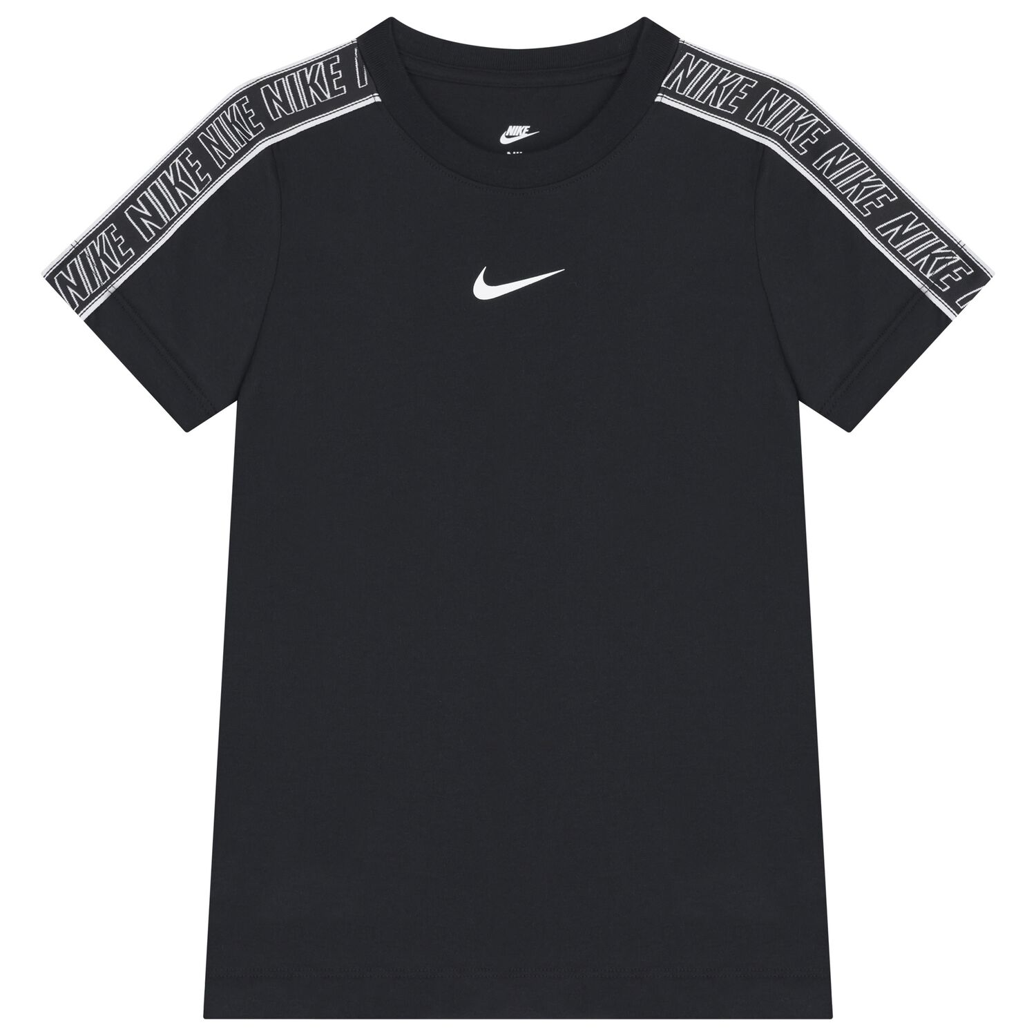 تيشيرت بالشعار باللون الاسود , 1, hi-res