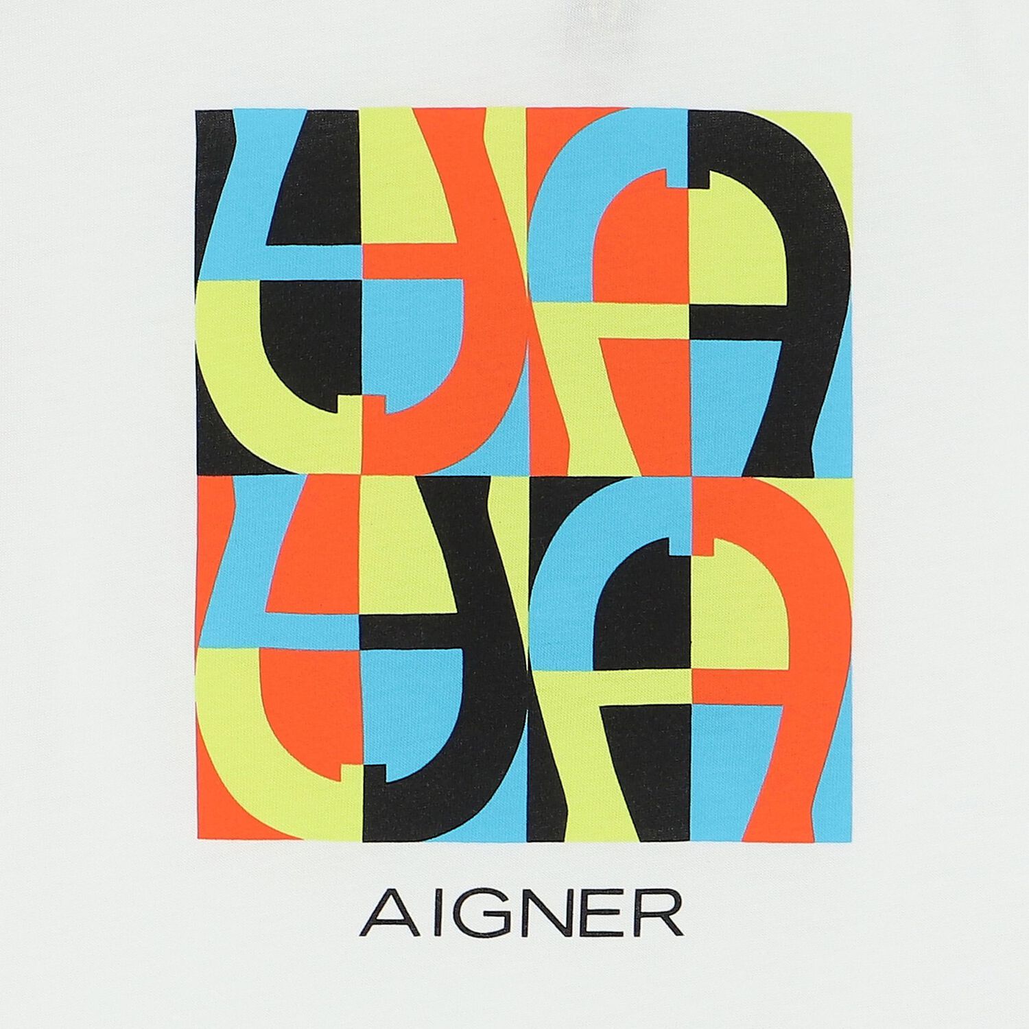 Younger Boys White Logo T-Shirt, 1, hi-res