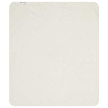 Ivory & Beige Logo Baby Blanket