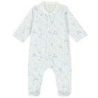 Baby Boys Ivory Polar Bear Babygrow, 1, hi-res
