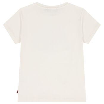 Girls Ivory Heart Bag T-Shirt