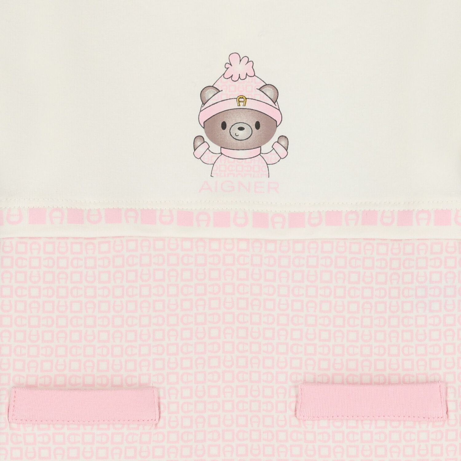 افرول بنات بالشعار تيدى بير باللون الوردى والعاجى , 3, hi-res