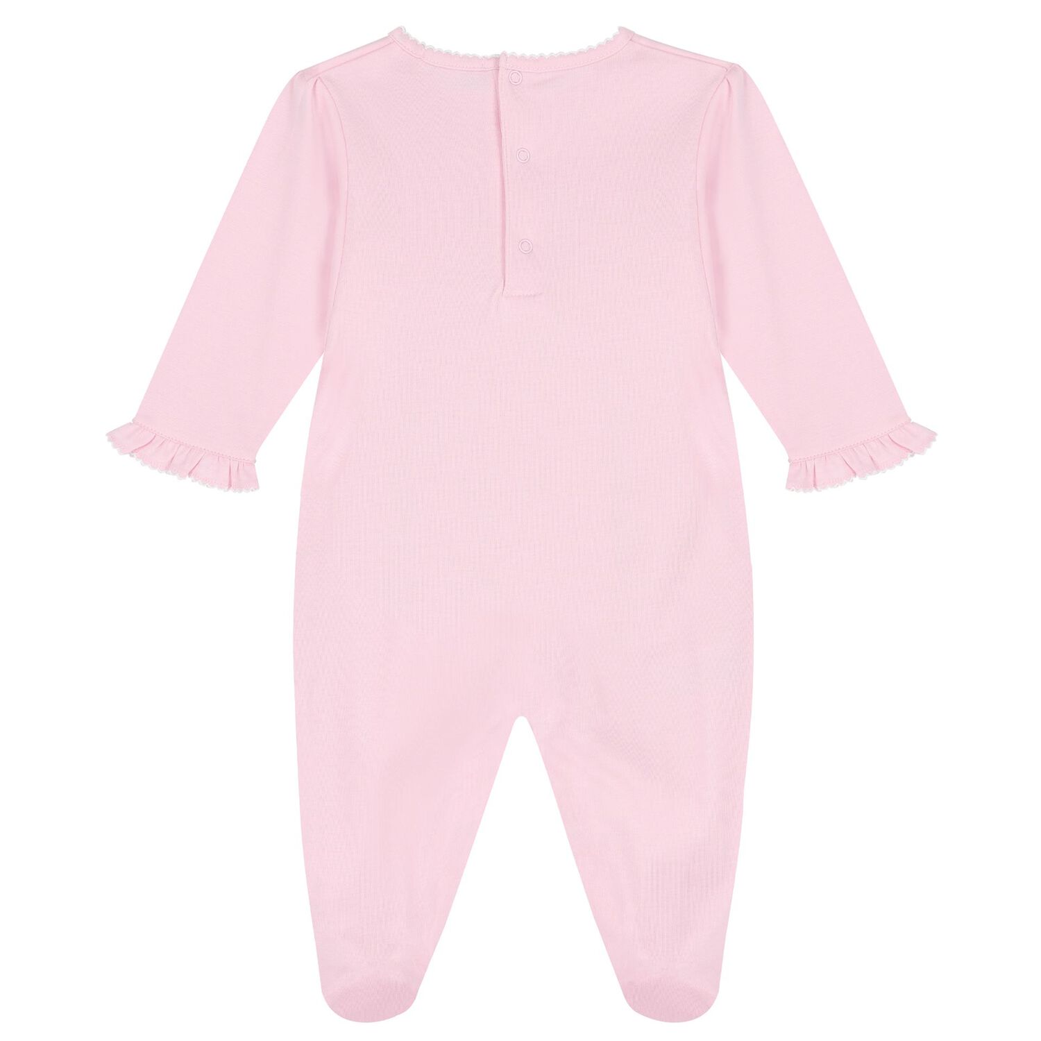 Baby Girls White Miniature Roses Babygrow, 1, hi-res image number null