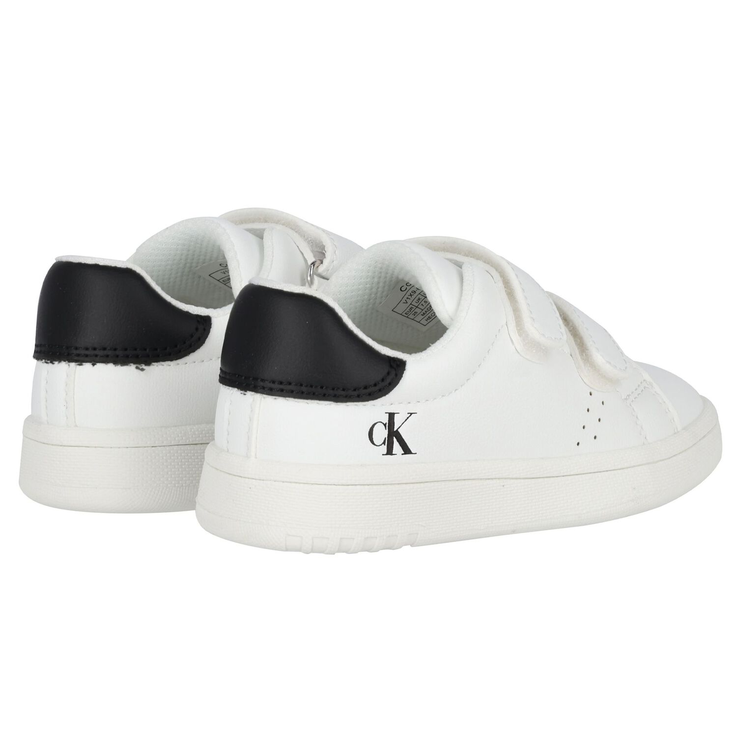 White Logo Trainers, 2, hi-res