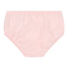 Baby Girls Pink Glitters Tulle Dress Set, 1, hi-res