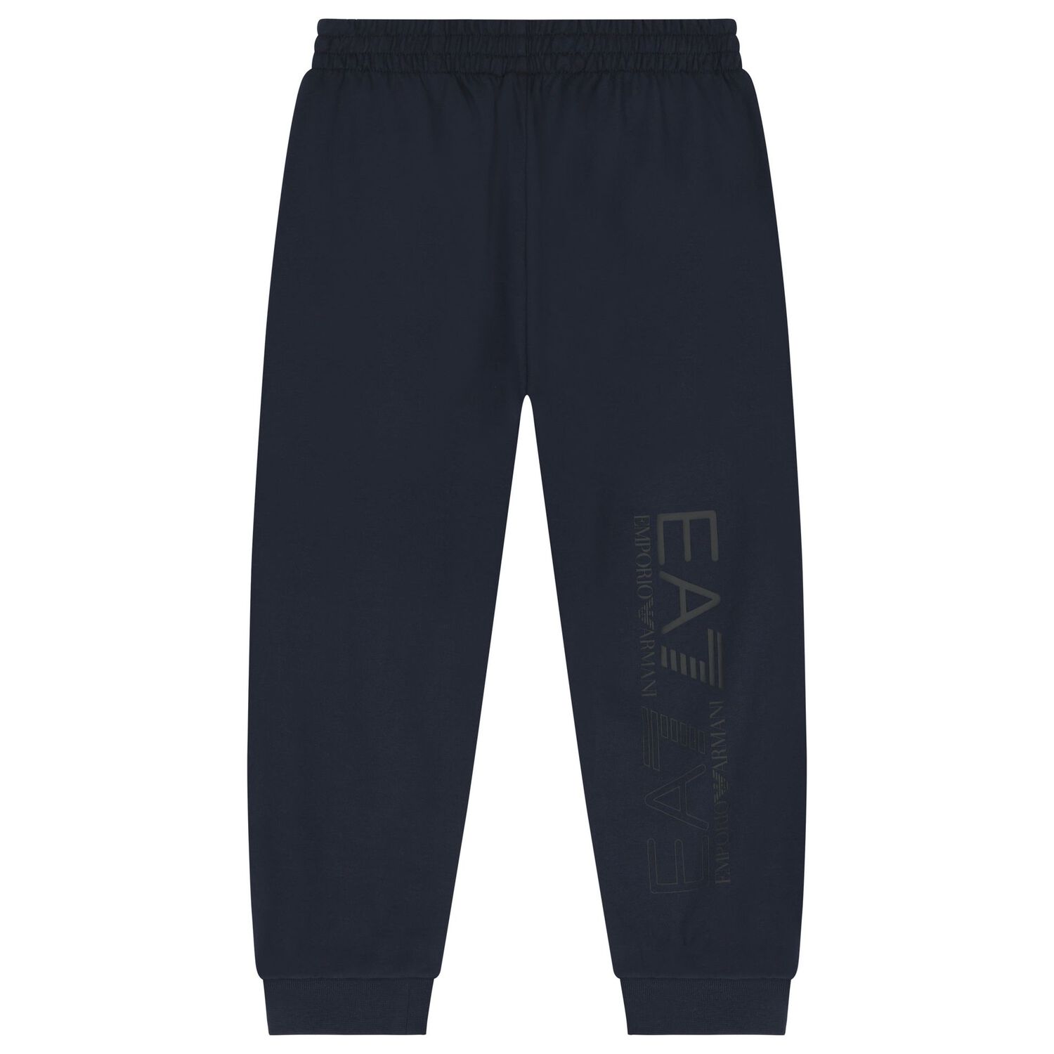 Boys Navy Blue Logo Joggers, 2, hi-res