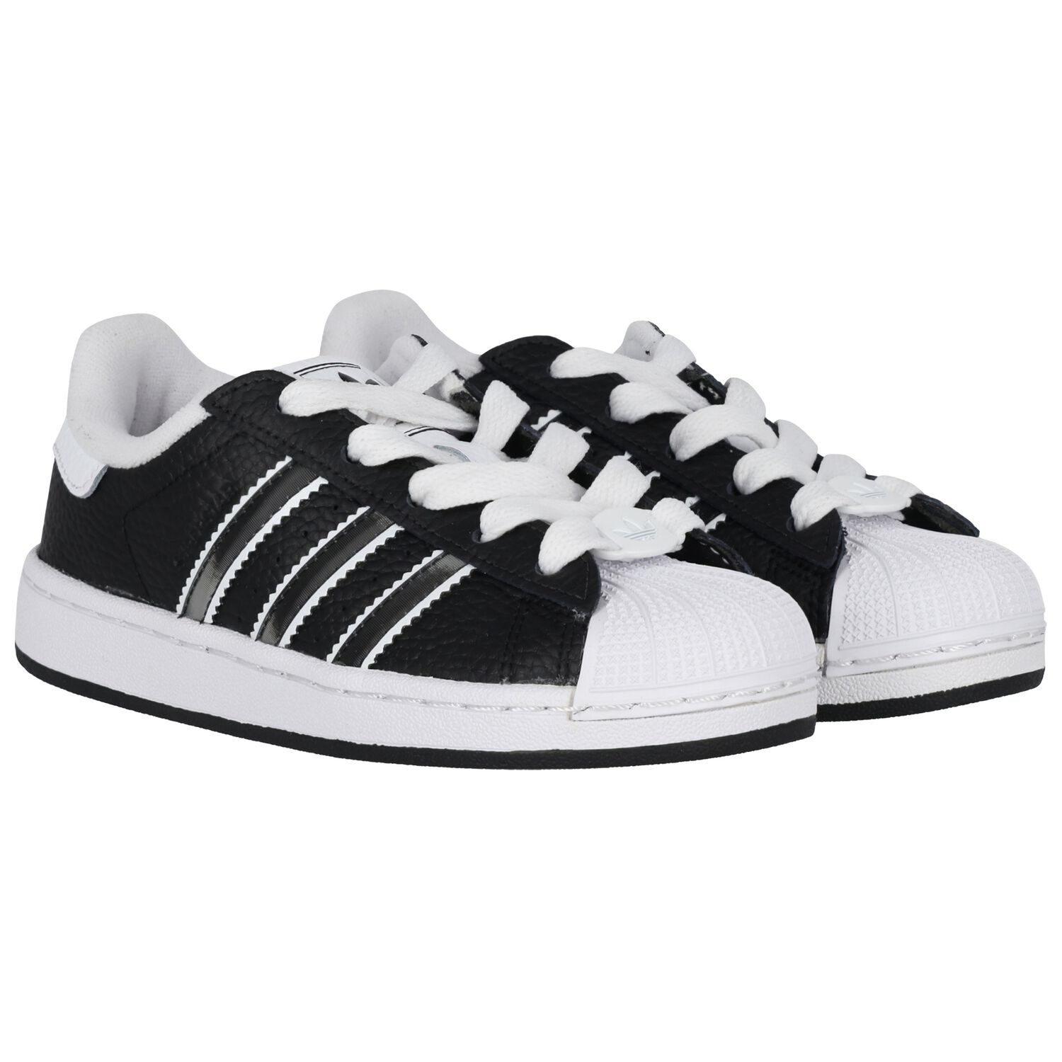 Black Superstar Trainers, 1, hi-res