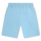 Boys Blue Logo Shorts, 2, hi-res