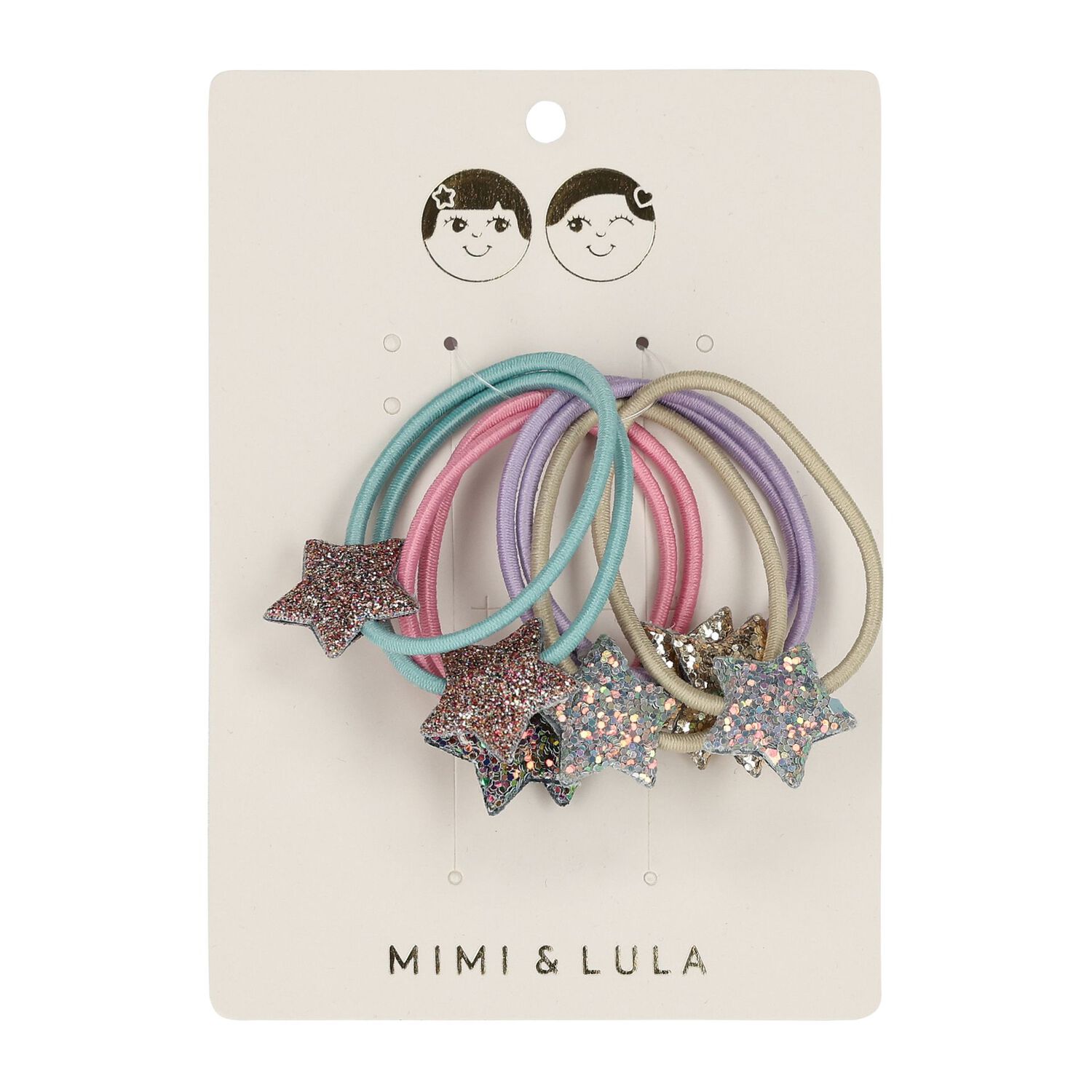 مشابك شعر بنات بالنجوم متعددة الألوان, 1, hi-res image number null