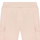 Younger Girls Pink Logo Tracksuit, 1, hi-res