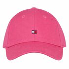 Girls Pink Logo Cap, 2, hi-res