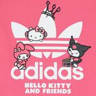 Girls Pink Trefoil Logo T-Shirt, 1, hi-res