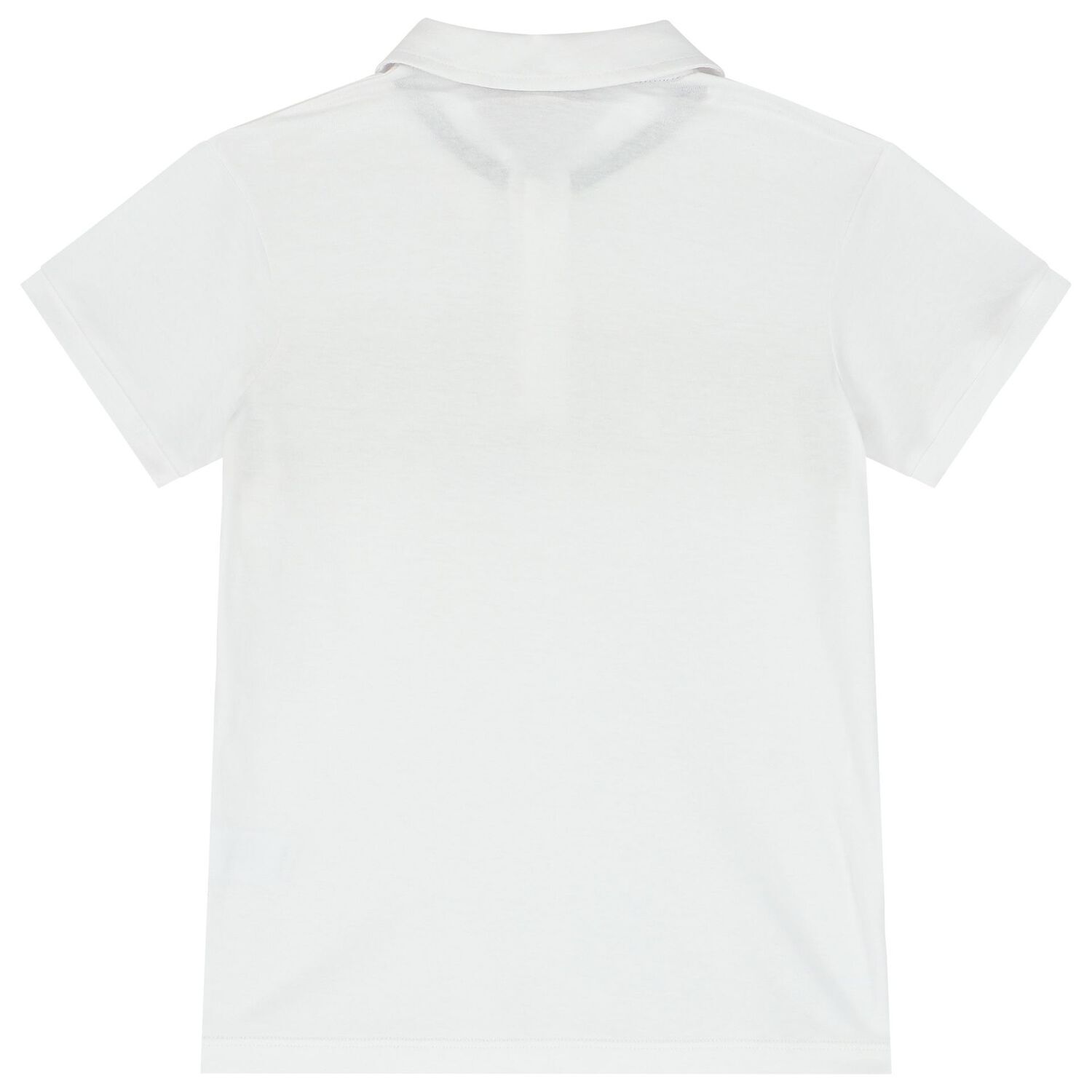 Boys White & Gold Polo Shirt, 1, hi-res image number null