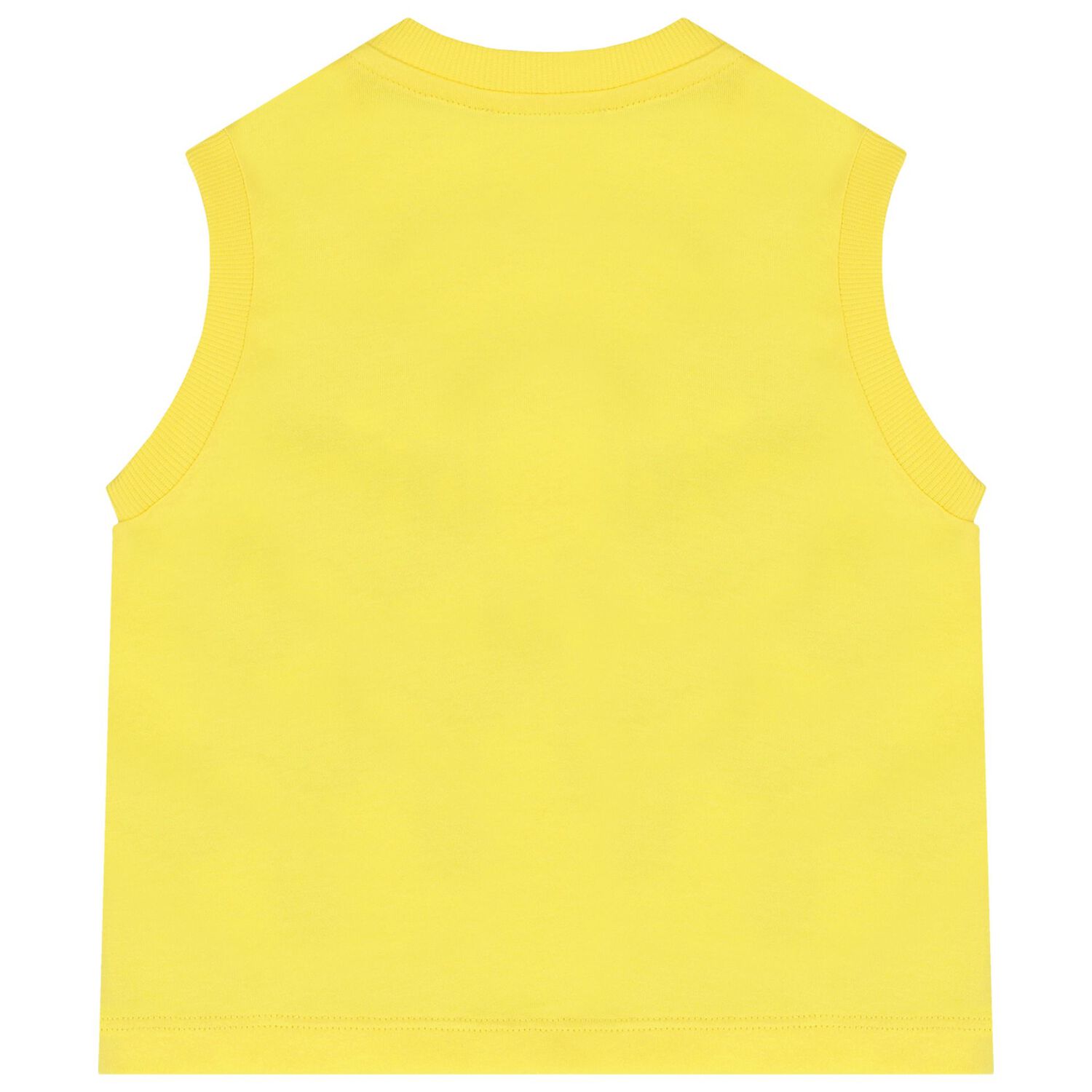 طقم شورت بشعار تيدي باللون الأصفر والأبيض , 1, hi-res