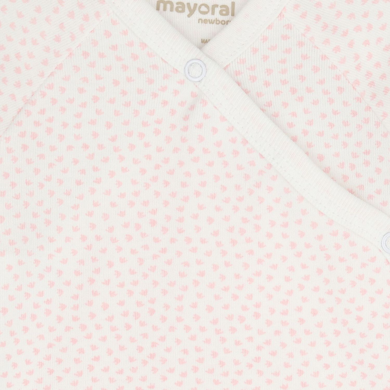 Baby Girls White & Pink Bodysuits ( 2-Pack ), 4, hi-res