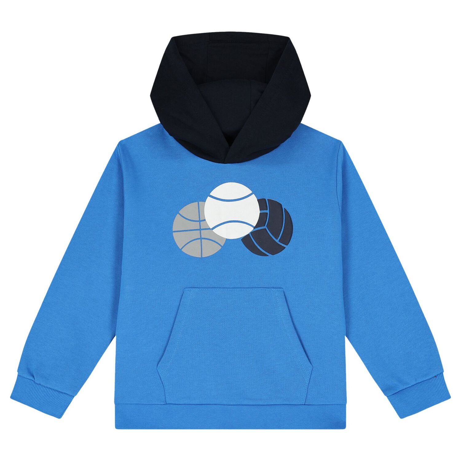 Boys Blue, Grey & Navy Blue Tracksuit Set (3 Piece), 2, hi-res image number null