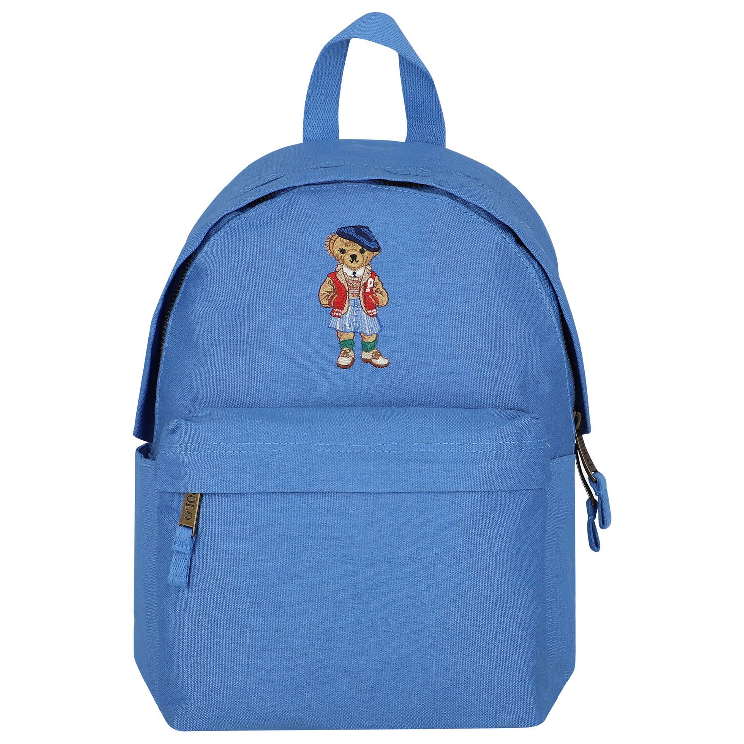 Boys Blue Polo Bear Backpack, 1, hi-res image number null