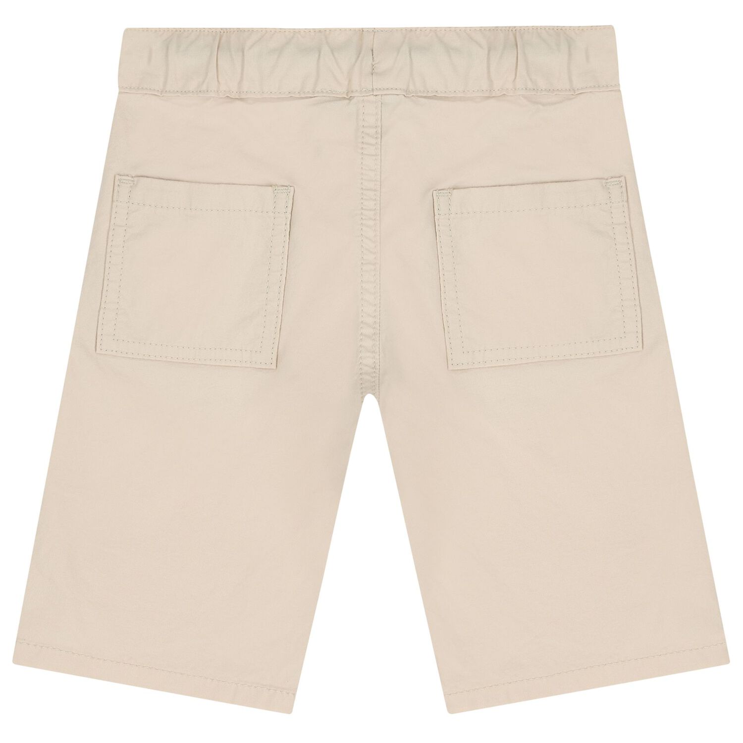Younger Boys Beige Logo Shorts, 2, hi-res