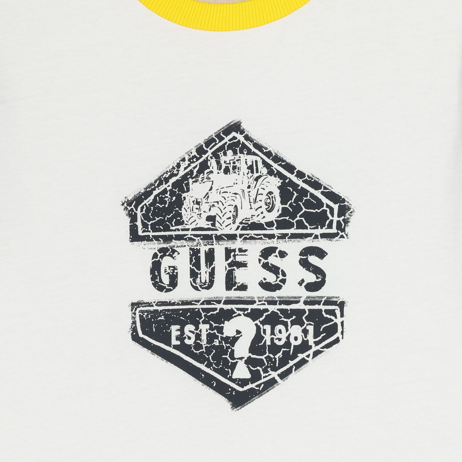 طقم شورت اولاد باللون الأصفر والأبيض, 1, hi-res