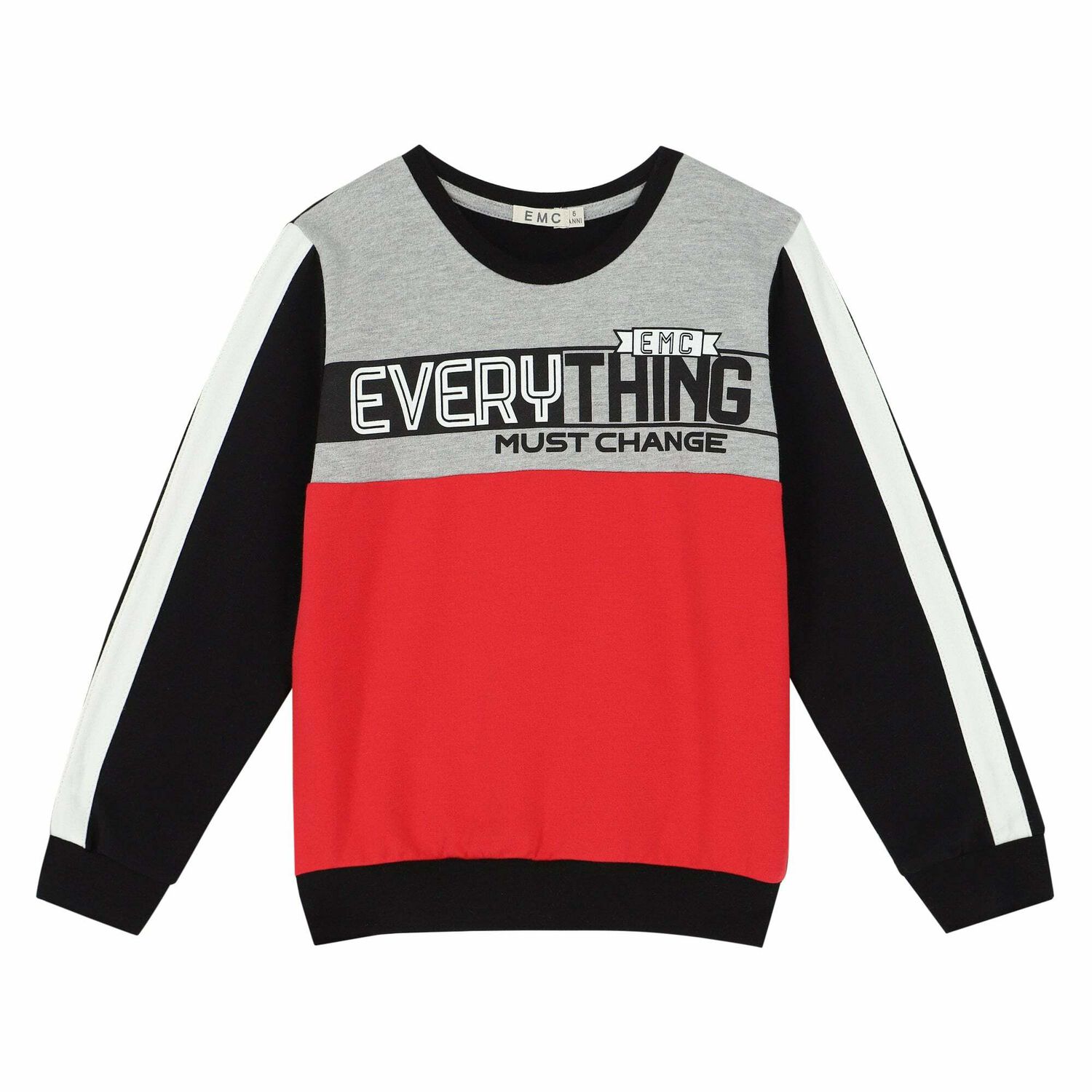 Boys Black, Red & Grey Tracksuit, 1, hi-res image number null