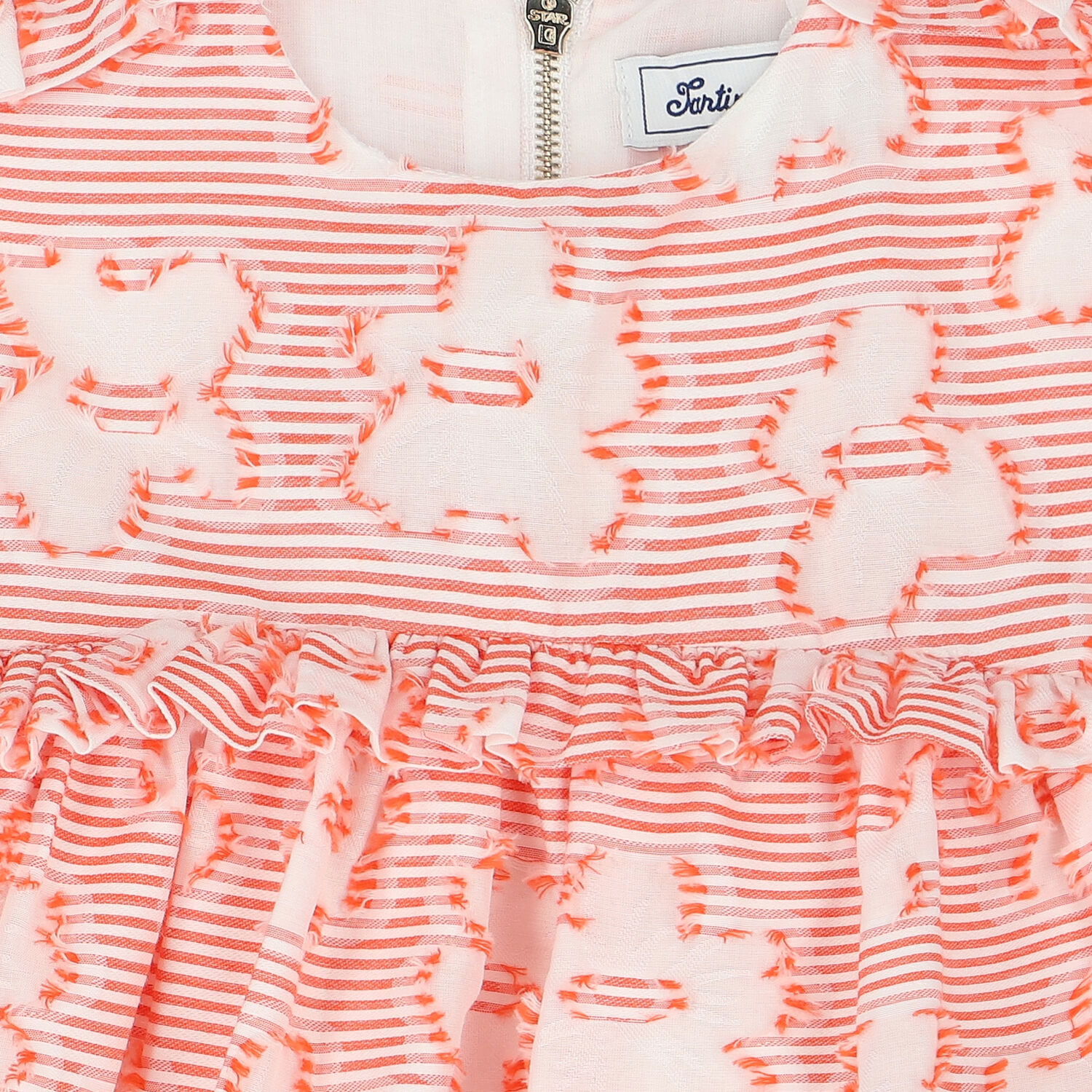 Girls White & Red Dress, 1, hi-res