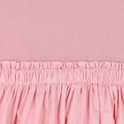 Girls Pink Ribbed Dress, 2, hi-res