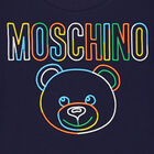 تيشيرت بالشعار باللون الكحلي للأولاد, 1, hi-res