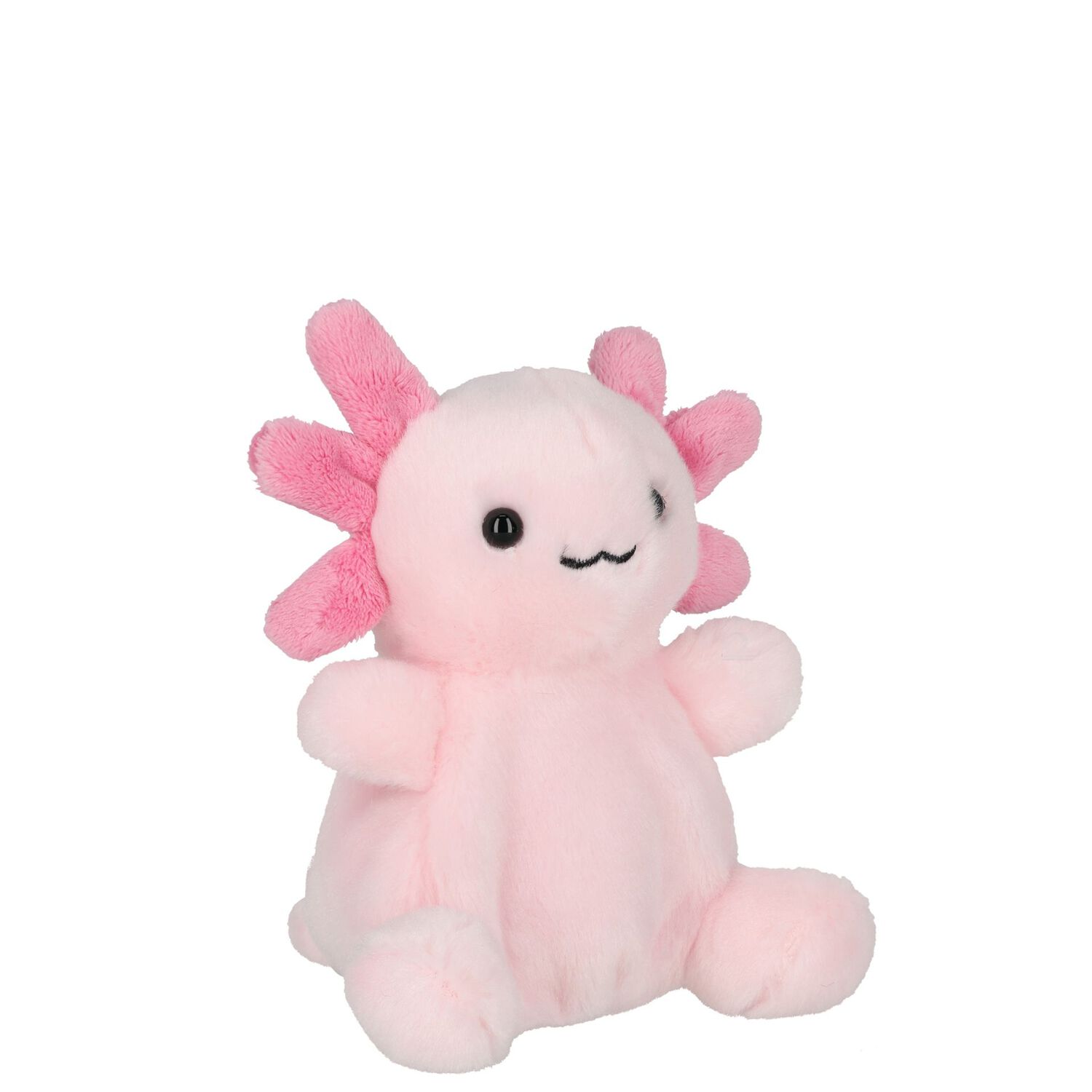 Girls Pink Palm Pals Ax Axolotl Soft Toy ( 13CM ), 1, hi-res