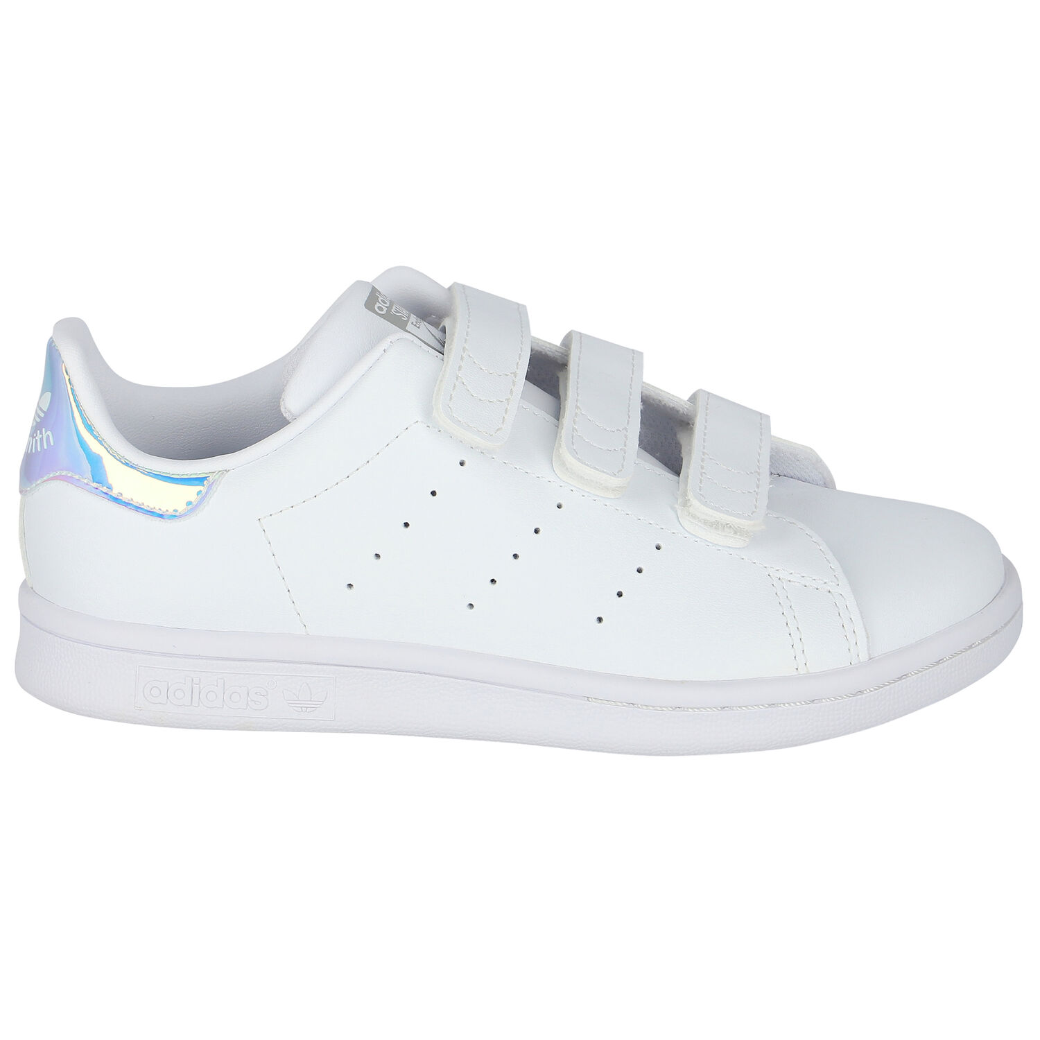 White Iridescent Stan Smith Trainers, 3, hi-res