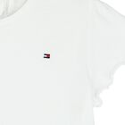 Girls White Logo T-Shirt, 1, hi-res