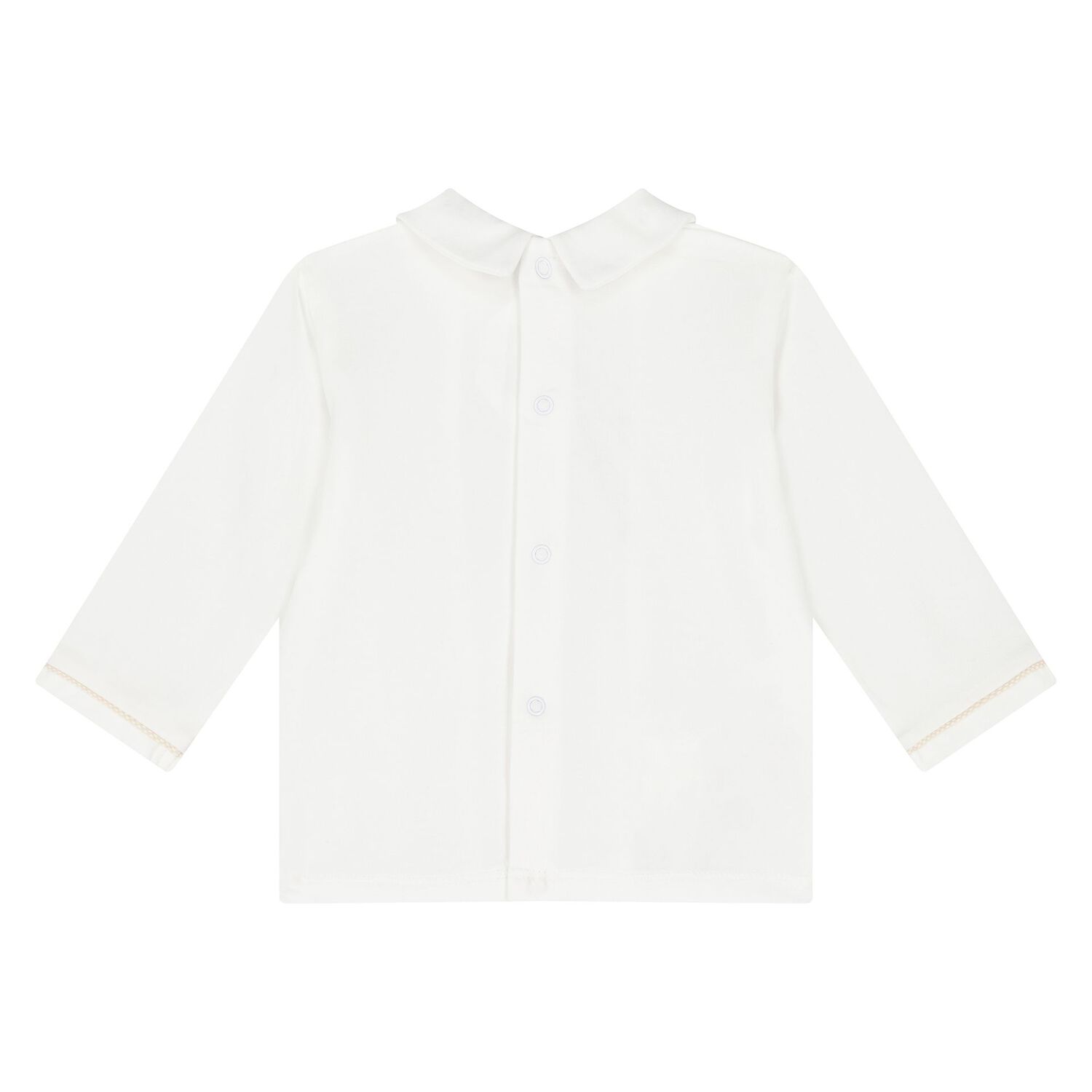 Baby Boys White & Beige Trousers Set, 1, hi-res