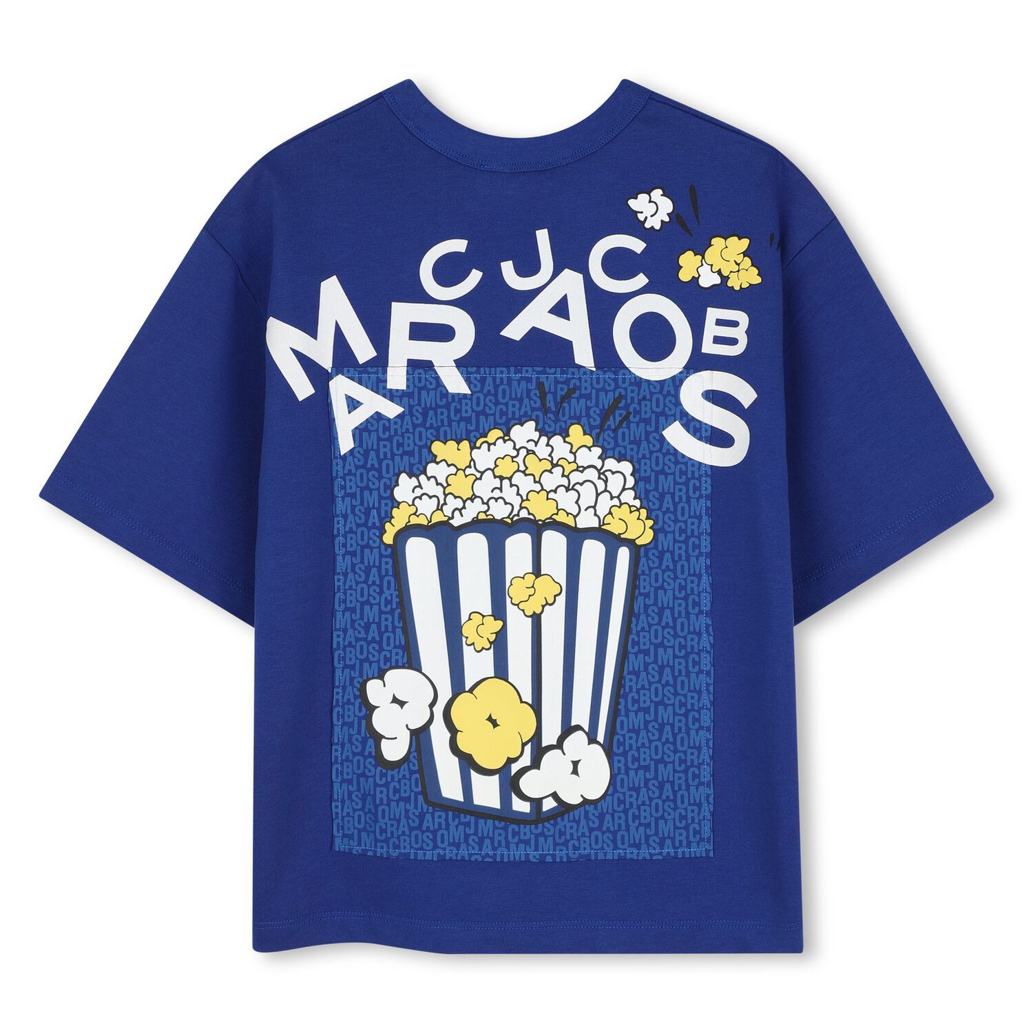 Boys Blue Popcorn Logo T-Shirt, 1, hi-res