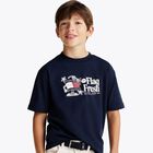 Boys Navy Blue Logo T-Shirt, 2, hi-res