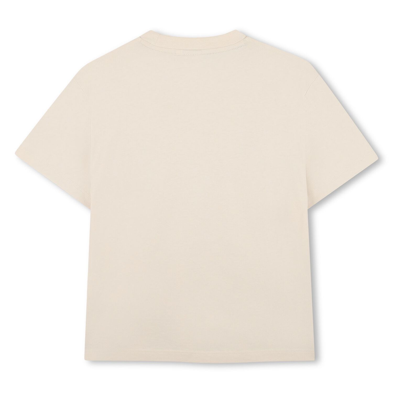 Boys Beige Logo T-Shirt, 2, hi-res