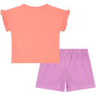 طقم بيجاما بطبعة الشعب و تويتي باللون الاورجواني, 1, hi-res