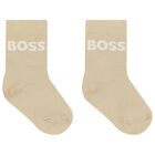 Baby Boys Multi-Coloured Logo Socks ( 3-Pack ), 1, hi-res