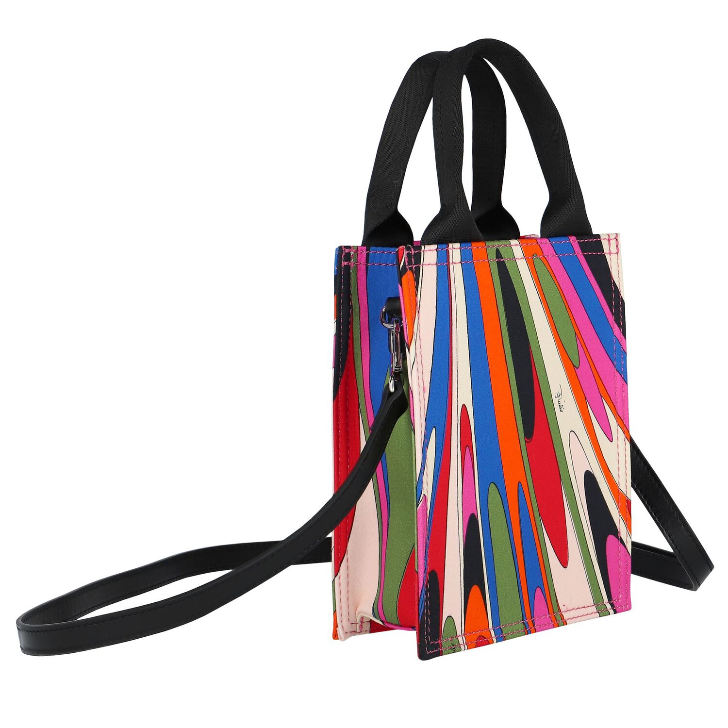 Girls Multi-Colored Onde Handbag, 1, hi-res