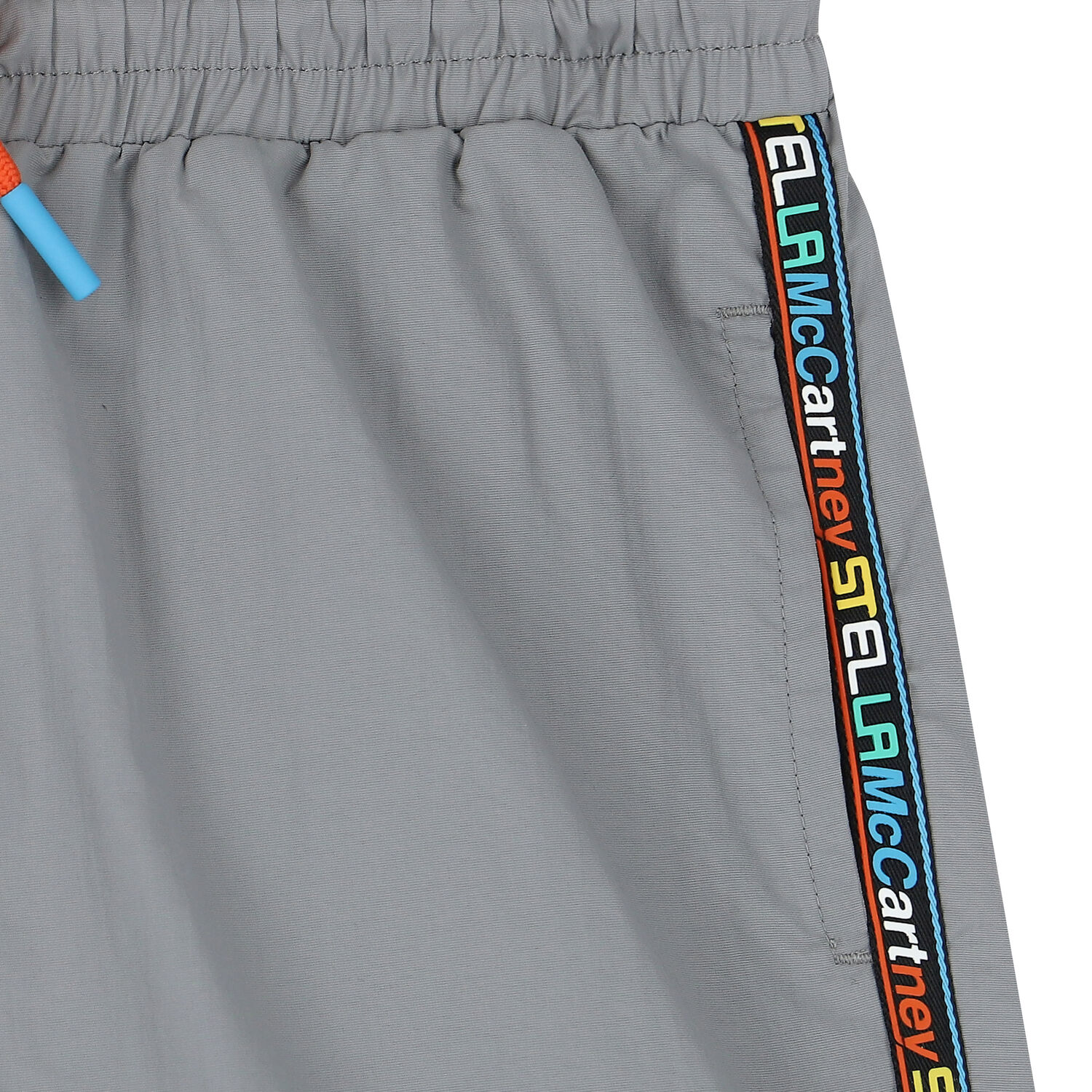 Boys Grey Logo Shorts, 1, hi-res