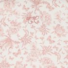 Baby Girls Ivory & Pink Toile De Jouy Baby Blanket, 3, hi-res